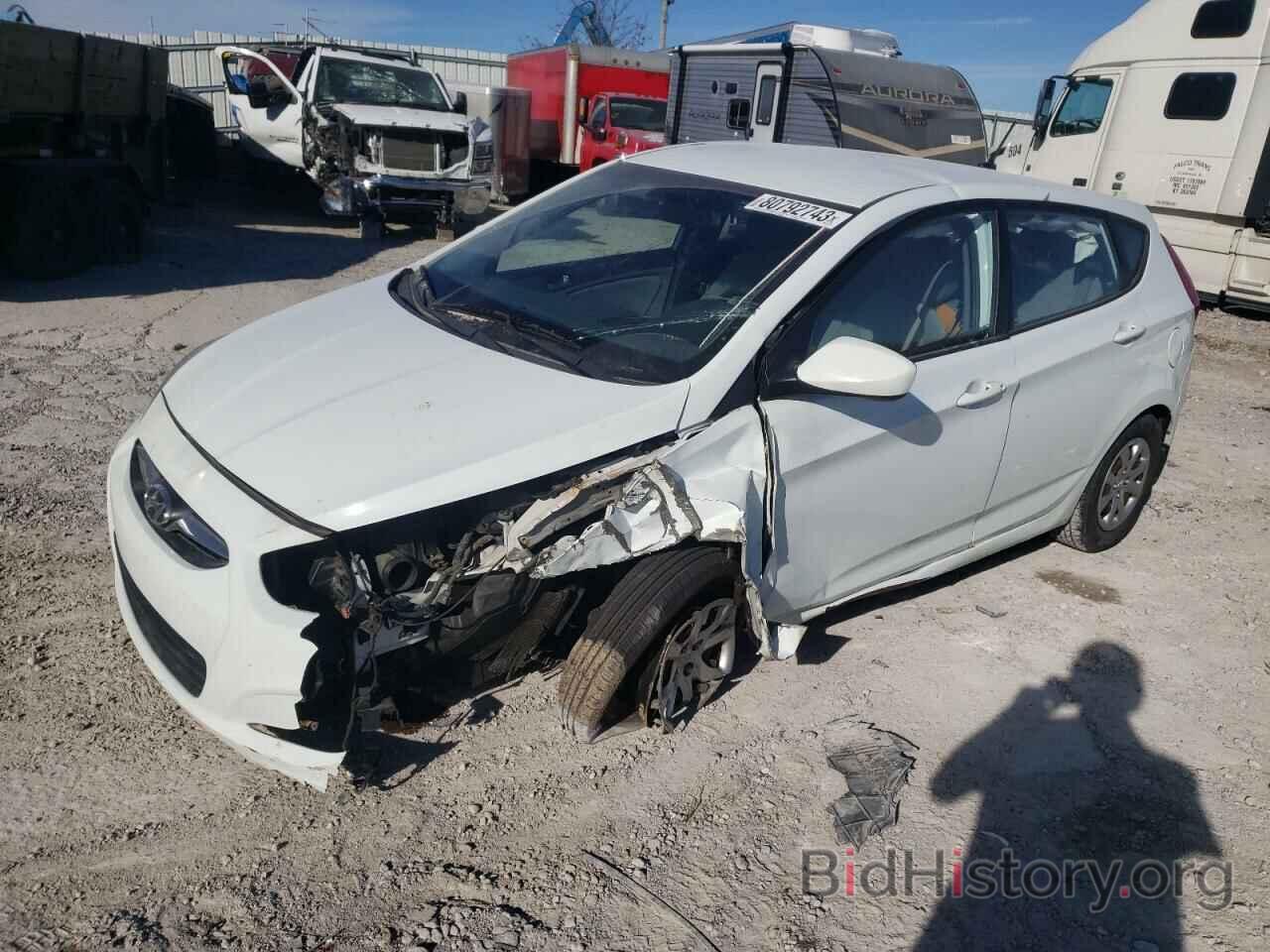 Photo KMHCT5AE9CU055986 - HYUNDAI ACCENT 2012