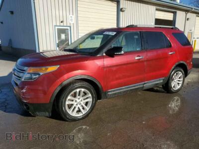 2013 Ford EXPLORER XLT, maroon — VIN 1FM5K7D88DGB50486, Copart
