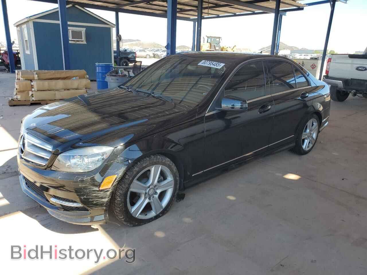 Photo WDDGF5EB8BR180692 - MERCEDES-BENZ C-CLASS 2011