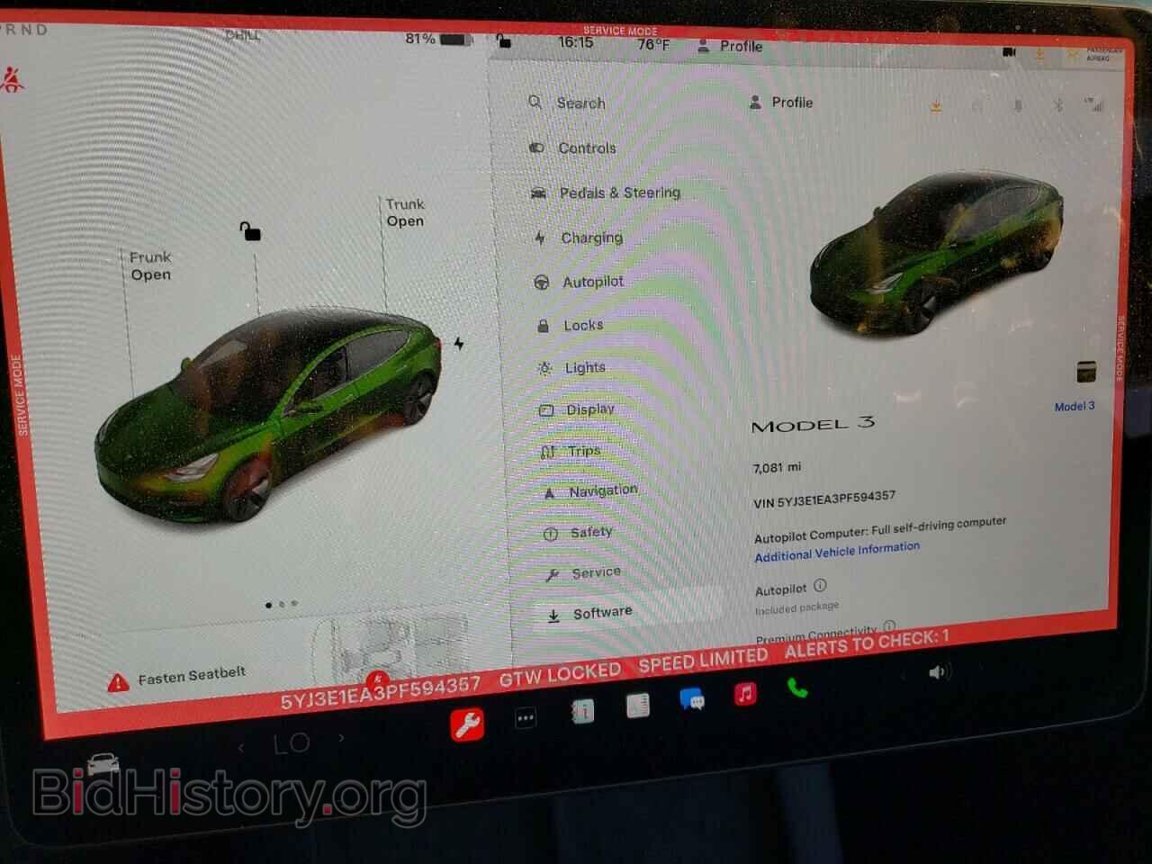 2023 TESLA MODEL 3 - VIN: 5YJ3E1EA3PF594357 - Photo 9