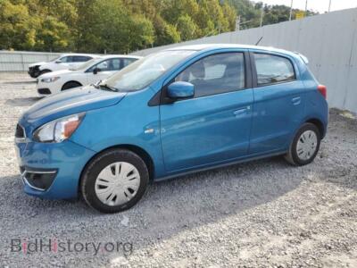2019 Mitsubishi MIRAGE ES, blue — VIN ML32A3HJ8KH008259, Copart