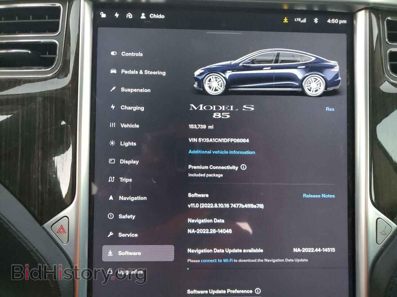 2013 TESLA MODEL S - VIN: 5YJSA1CN1DFP06064 - Photo 9