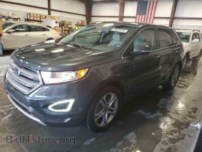 2015 Ford EDGE Titanium, green — VIN 2FMPK4K90FBC17451, Copart