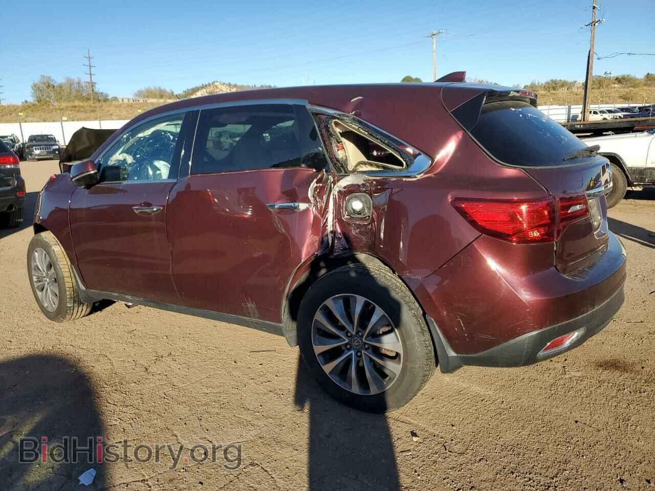 2016 ACURA MDX - VIN: 5FRYD4H41GB029314 - Фото 2