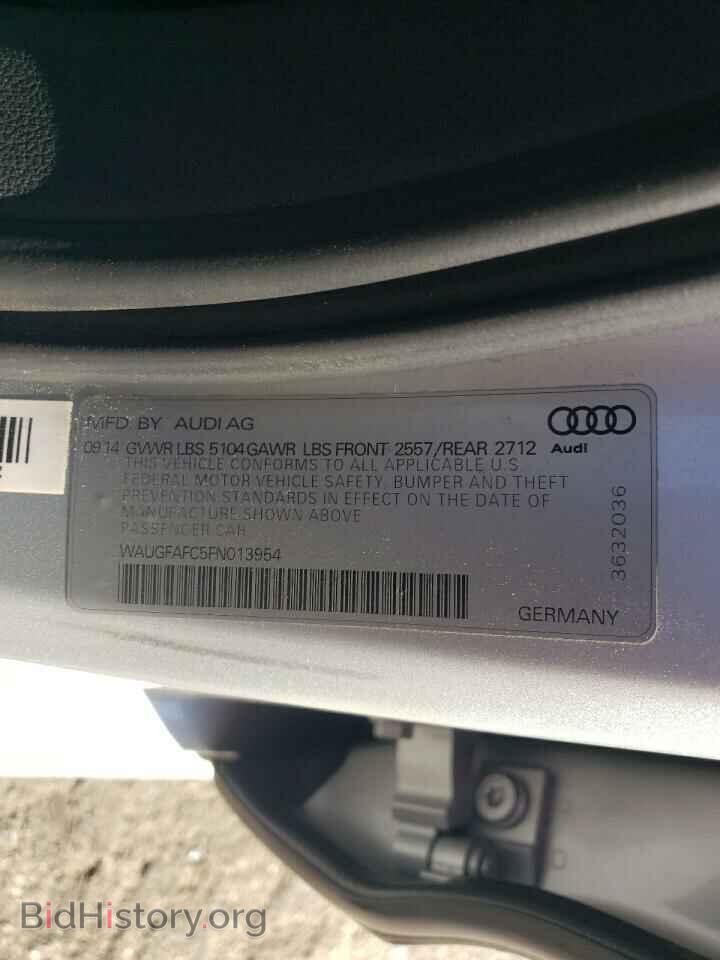 2015 AUDI A6 - VIN: WAUGFAFC5FN013954 - Фото 12