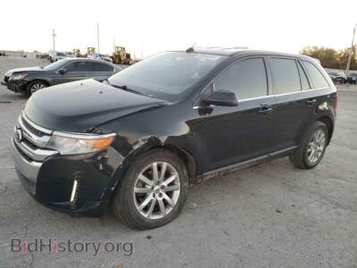 2014 Ford EDGE Limited, черный — VIN 2FMDK3KC9EBA78654, Copart