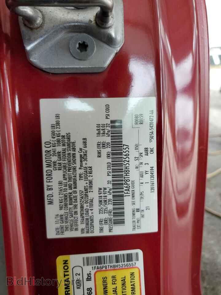 2017 FORD ALL Models - VIN: 1FA6P8TH8H5256557 - Фото 12