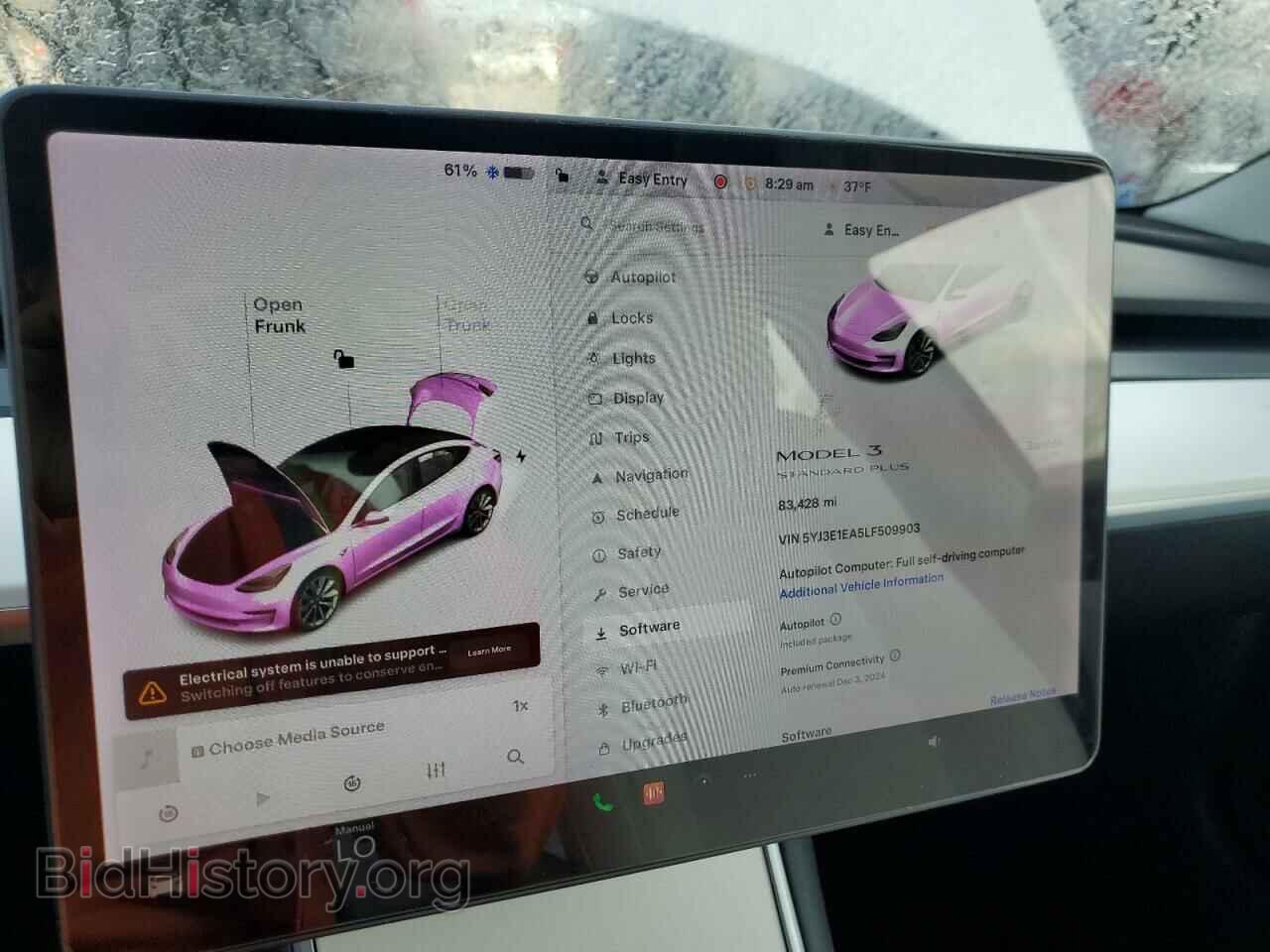 2020 TESLA MODEL 3 - VIN: 5YJ3E1EA5LF509903 - Фото 9
