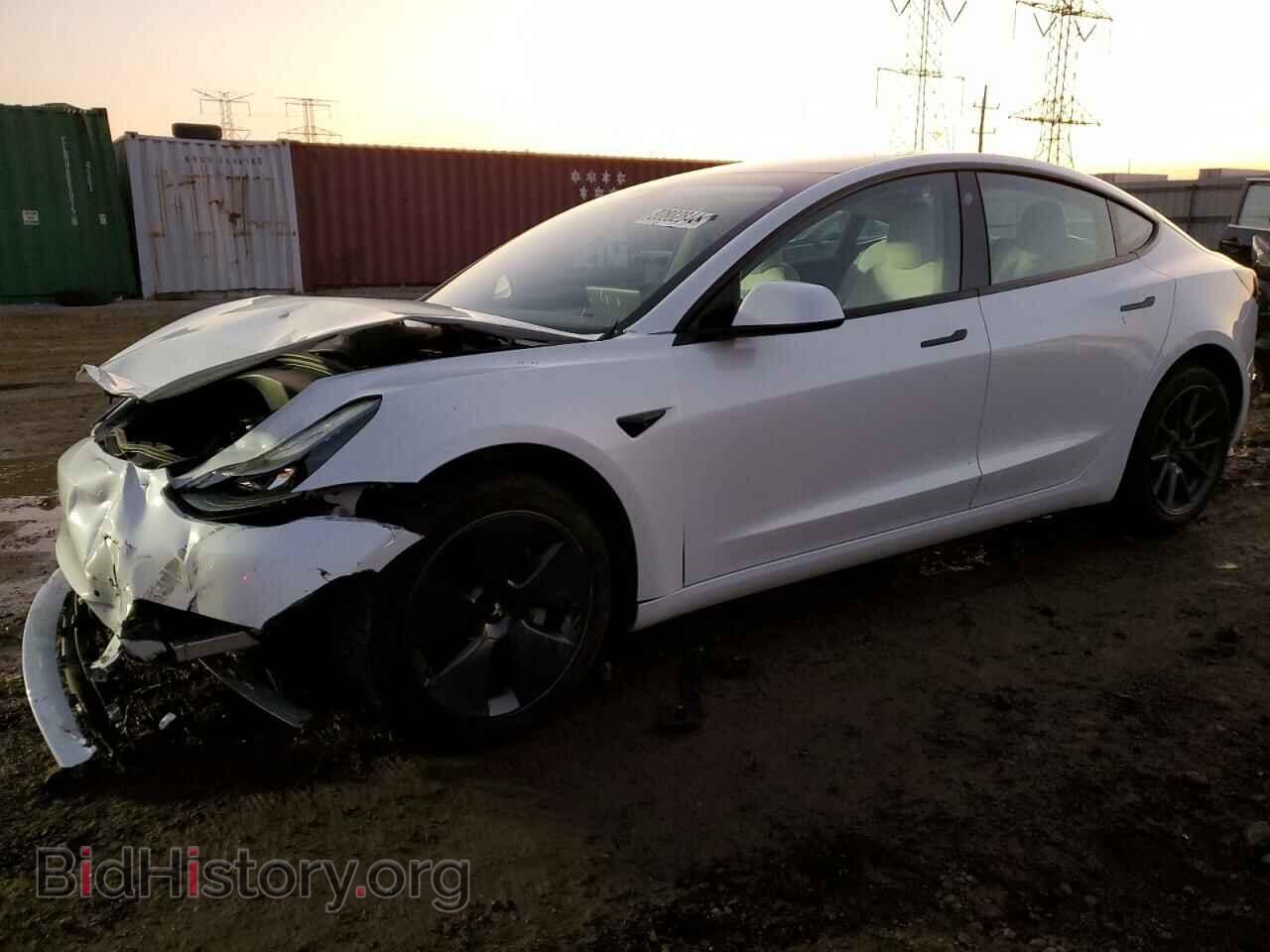 Photo 5YJ3E1EB7NF248687 - TESLA MODEL 3 2022