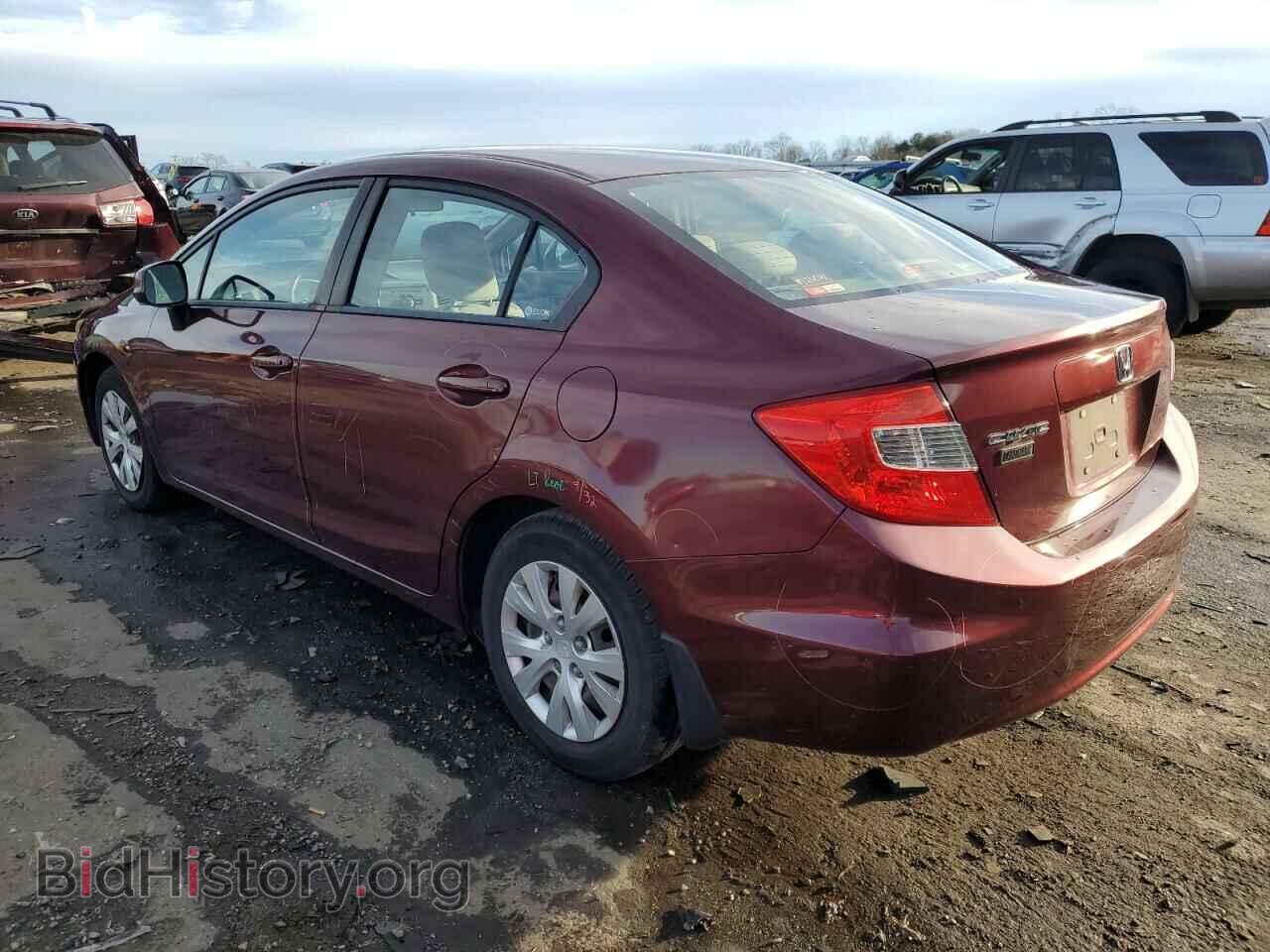 2012 HONDA CIVIC - VIN: 2HGFB2F55CH536530 - Фото 2