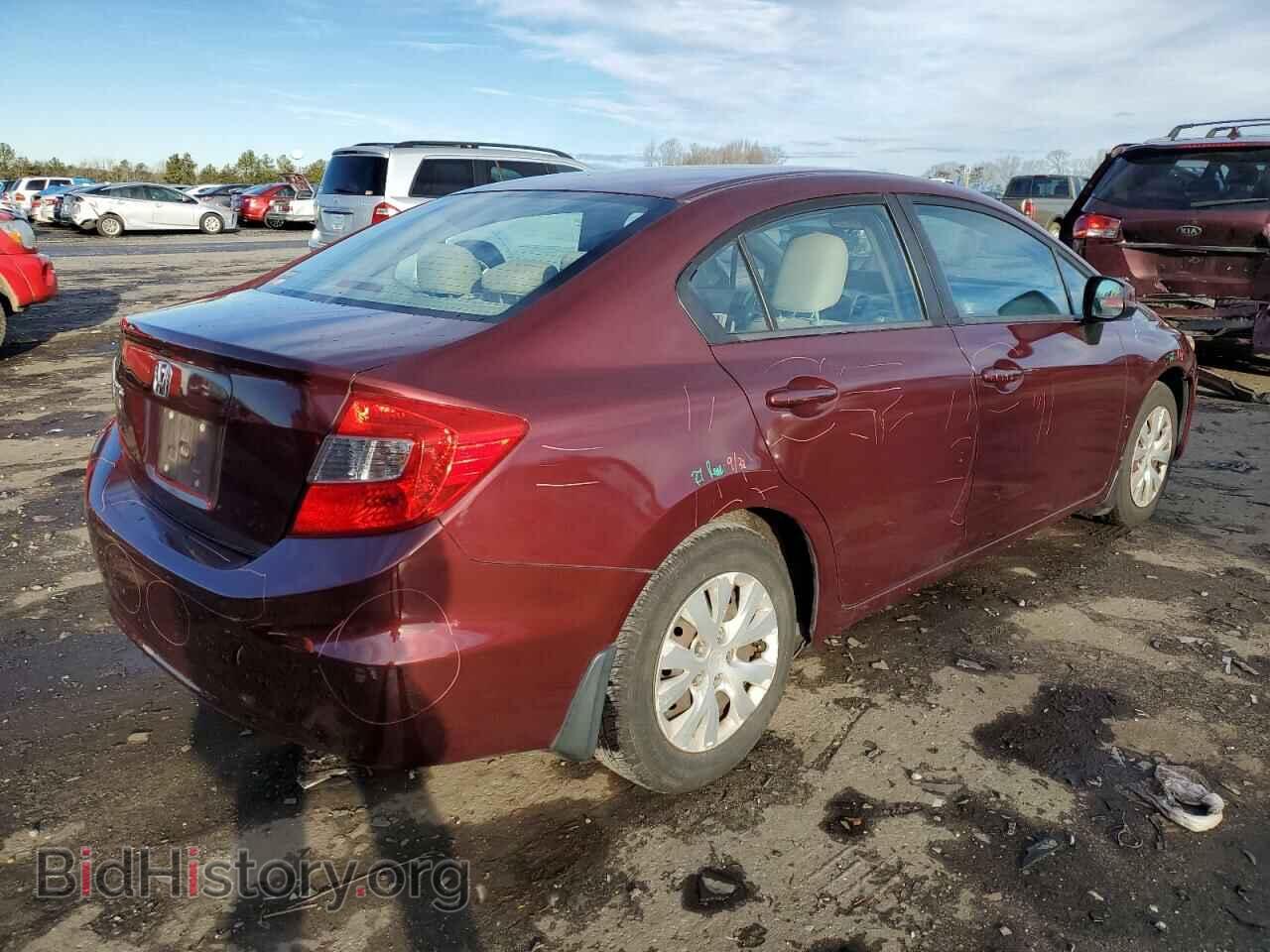 2012 HONDA CIVIC - VIN: 2HGFB2F55CH536530 - Фото 3
