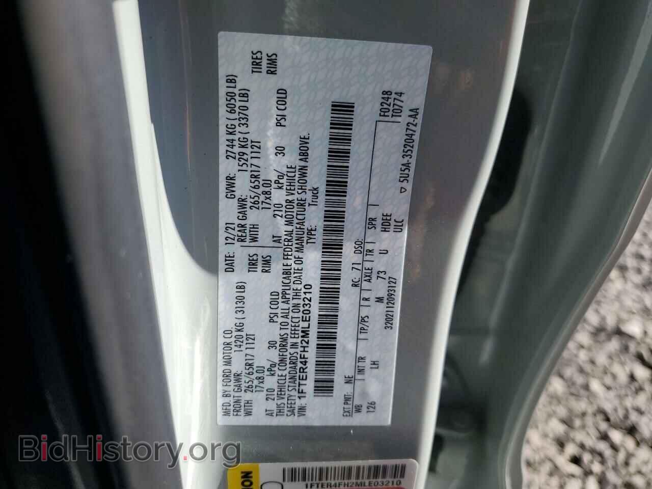 2021 FORD RANGER - VIN: 1FTER4FH2MLE03210 - Photo 12