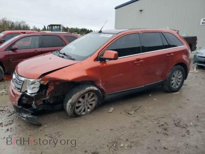 2008 Ford EDGE Limited, orange — VIN 2FMDK49C98BA93803, Copart