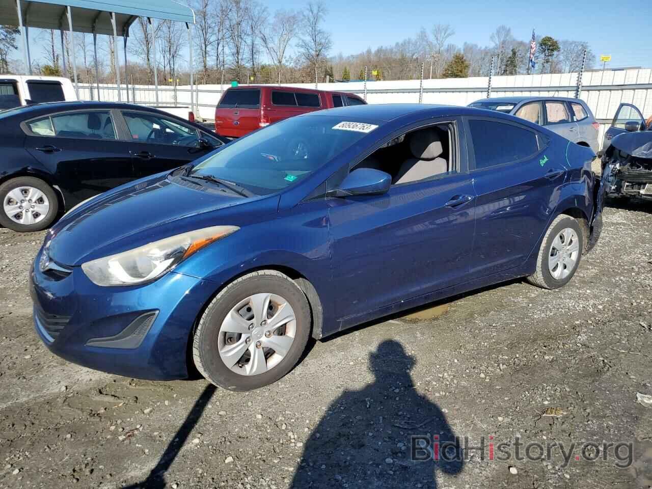 Photo 5NPDH4AE4GH740398 - HYUNDAI ELANTRA 2016