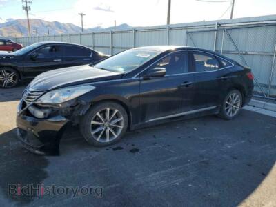 2016 Hyundai AZERA, черный — VIN KMHFG4JG4GA506908, Copart