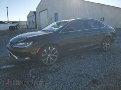 2015 Chrysler 200 C, черный — VIN 1C3CCCCB7FN564800, Copart