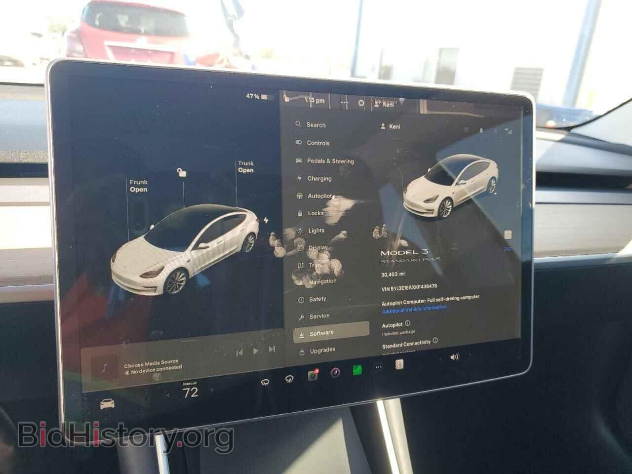 2019 TESLA MODEL 3 - VIN: 5YJ3E1EAXKF436476 - Photo 9