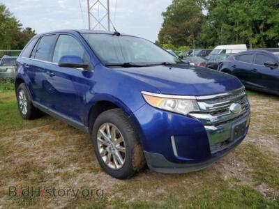 2013 Ford EDGE Limited, blue — VIN 2FMDK4KC1DBC49658, Copart