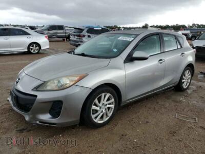 2012 Mazda 3 I, серебристый — VIN JM1BL1L75C1574591, Copart