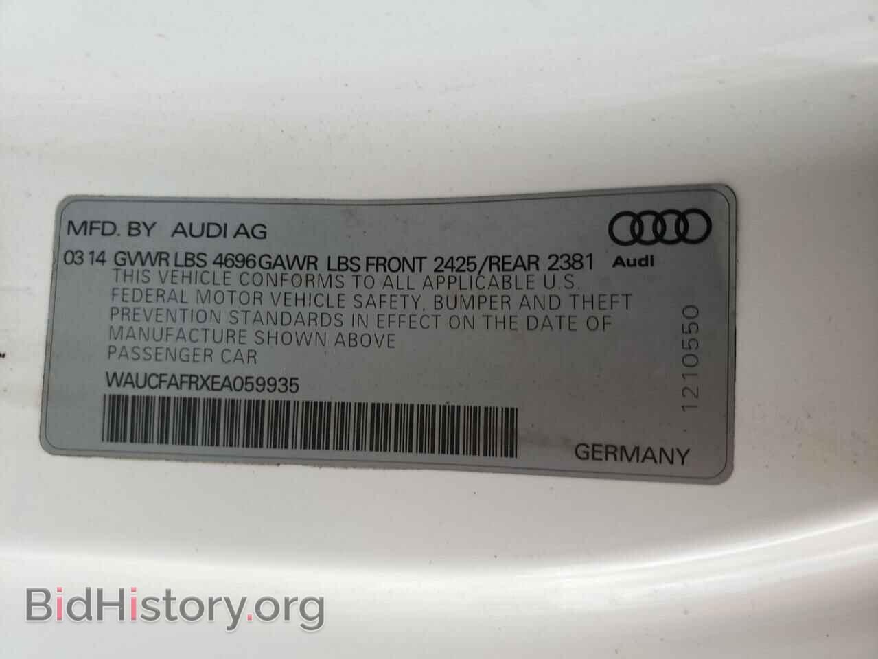 2014 AUDI A5 - VIN: WAUCFAFRXEA059935 - Photo 12