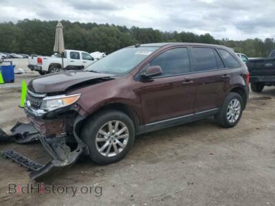 2012 Ford EDGE SEL, brown — VIN 2FMDK3JC0CBA70859, Copart