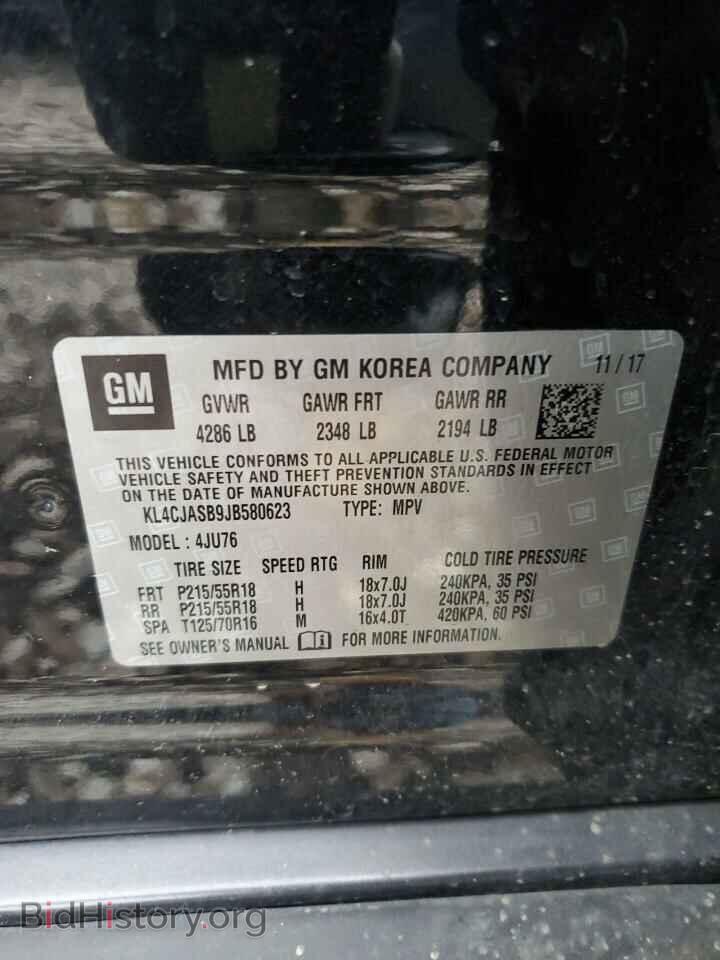2018 BUICK ENCORE - VIN: KL4CJASB9JB580623 - Photo 13