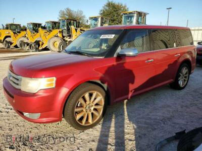 2010 Ford FLEX Flex Limit, красный — VIN 2FMGK5DC7ABA99549, Copart