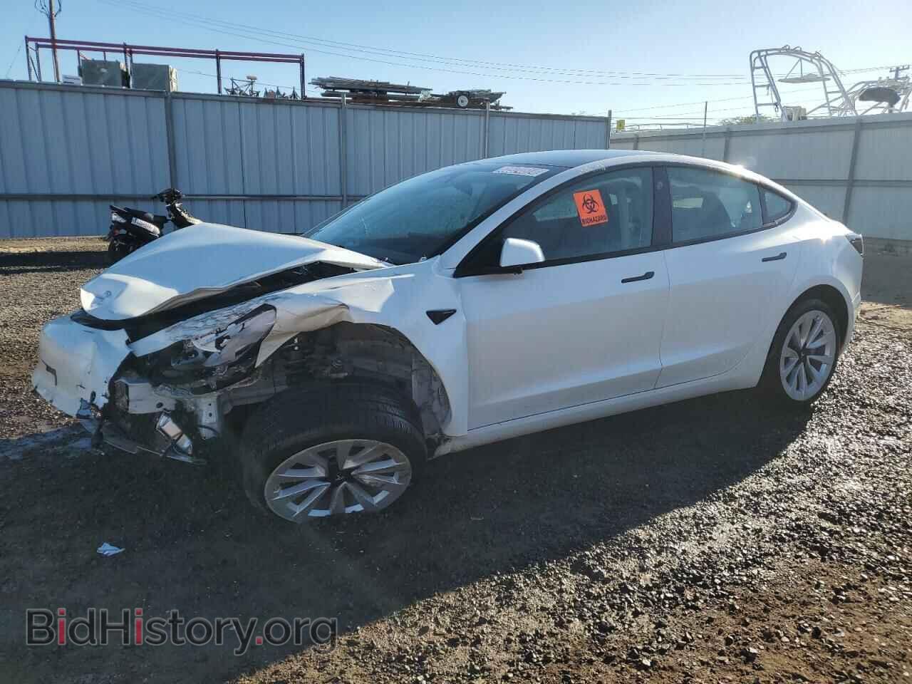 Photo 5YJ3E1EB0NF178885 - TESLA MODEL 3 2022