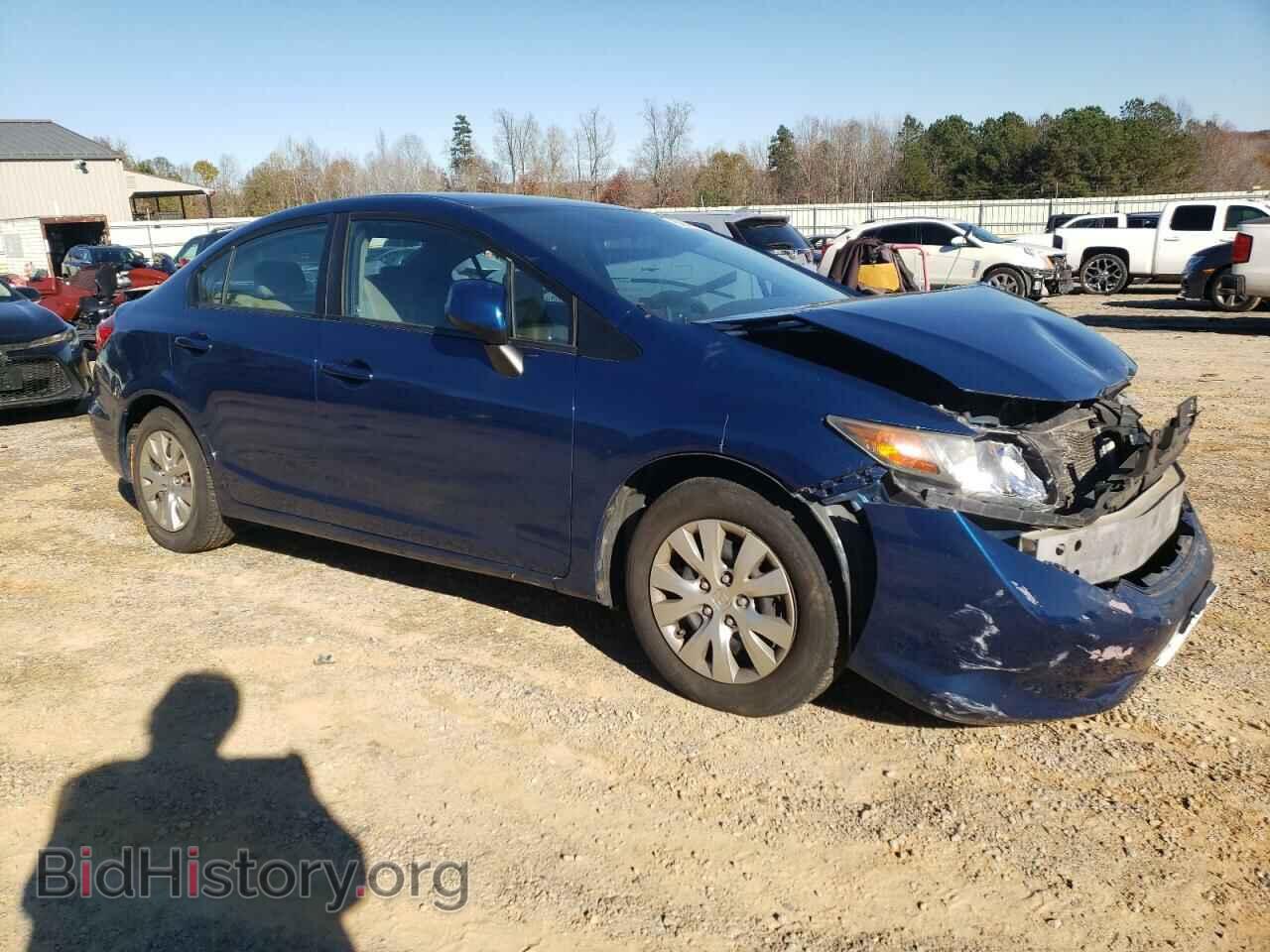 2012 HONDA CIVIC - VIN: 2HGFB2F52CH564396 - Фото 4