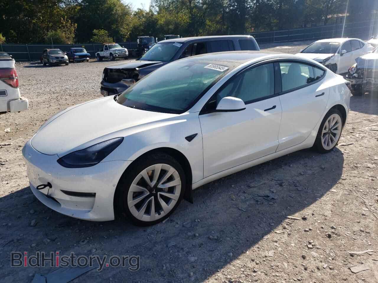 Photo 5YJ3E1EB3MF919190 - TESLA MODEL 3 2021