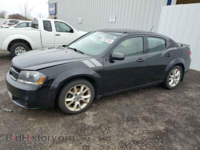 2014 Dodge AVENGER R/T, черный — VIN 1C3CDZBG1EN136409, Copart