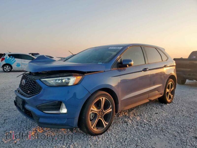 2019 Ford EDGE ST (VIN 2FMPK4AP7KBB27465) — фото 1 из 13, Copart, повреждение: передняя часть