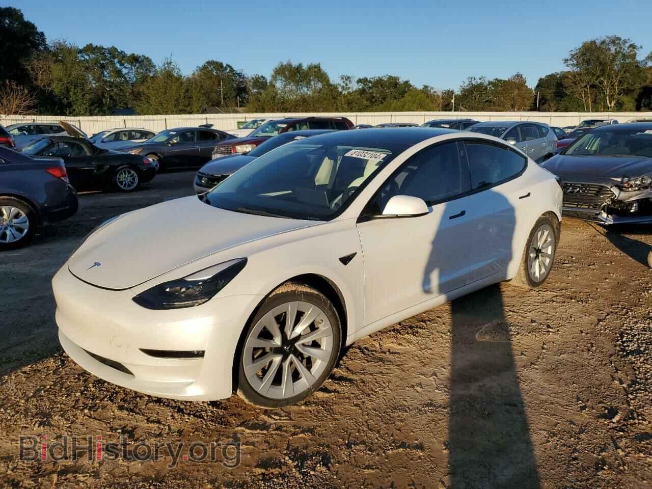 Photo 5YJ3E1EB5NF200590 - TESLA MODEL 3 2022