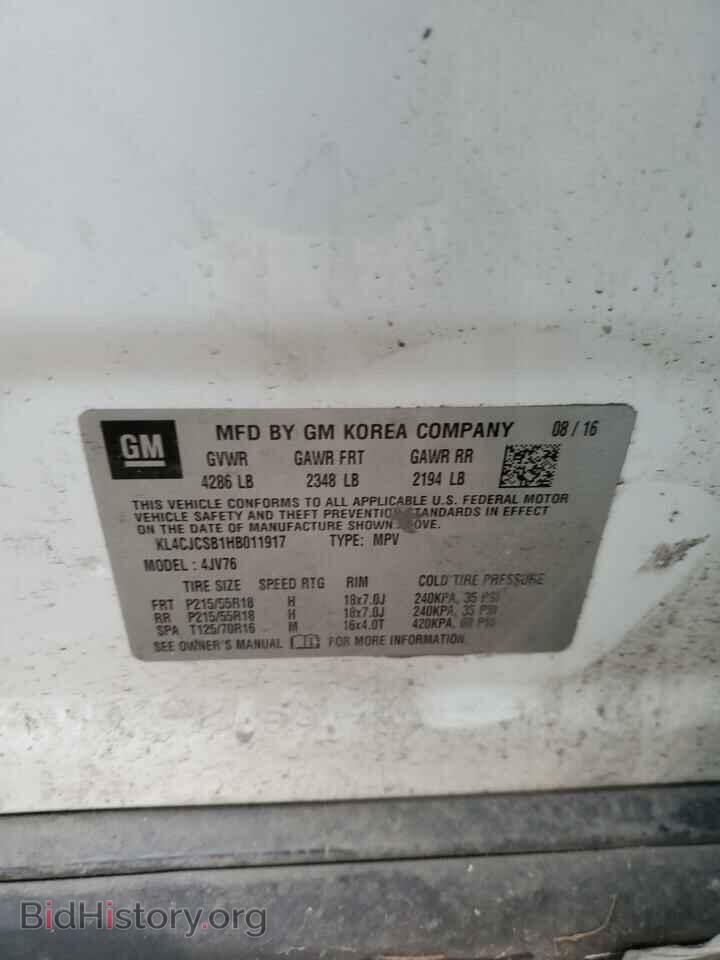 2017 BUICK ENCORE - VIN: KL4CJCSB1HB011917 - Фото 13