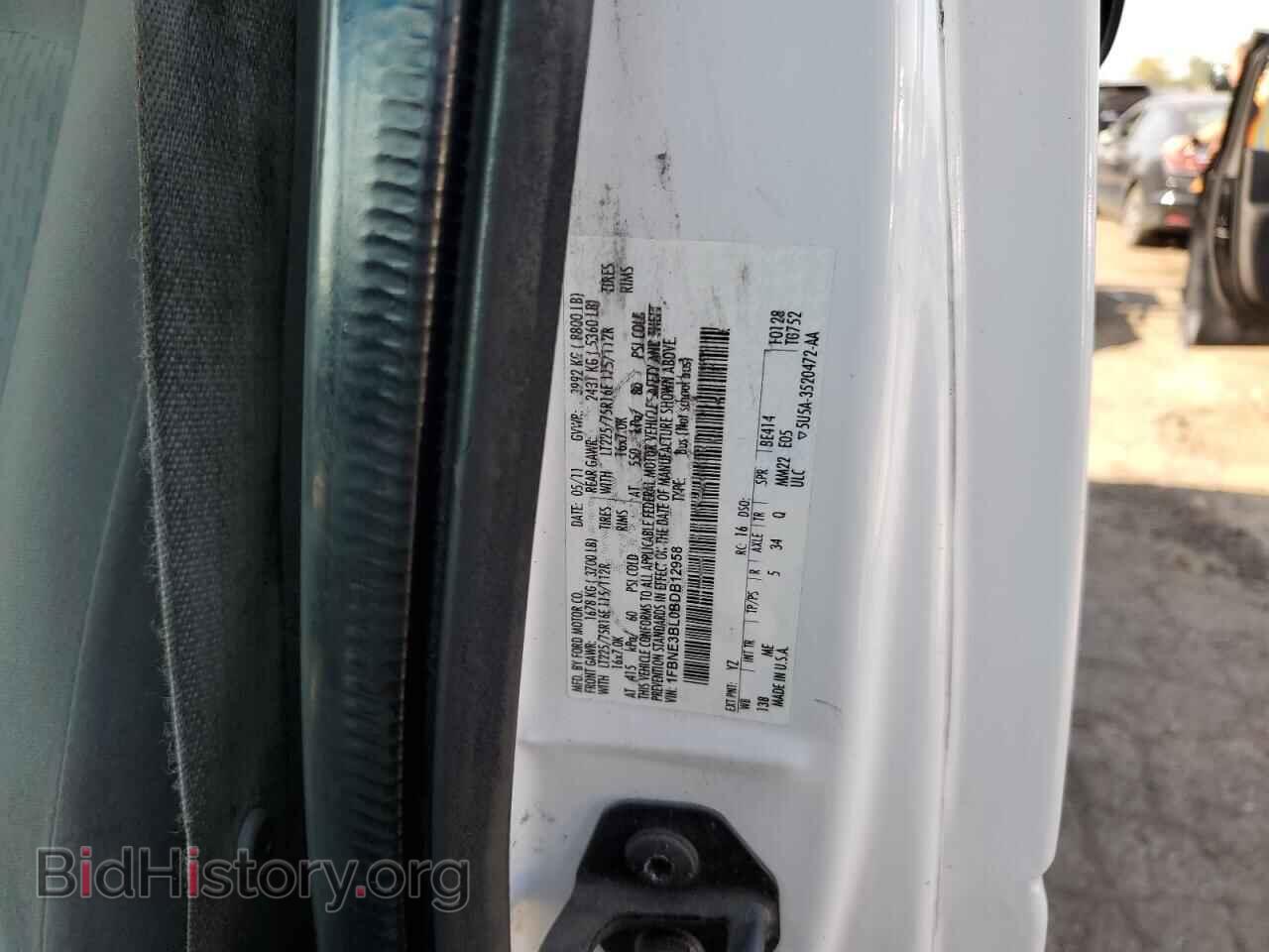 2011 FORD ALL Models - VIN: 1FBNE3BL0BDB12958 - Фото 13