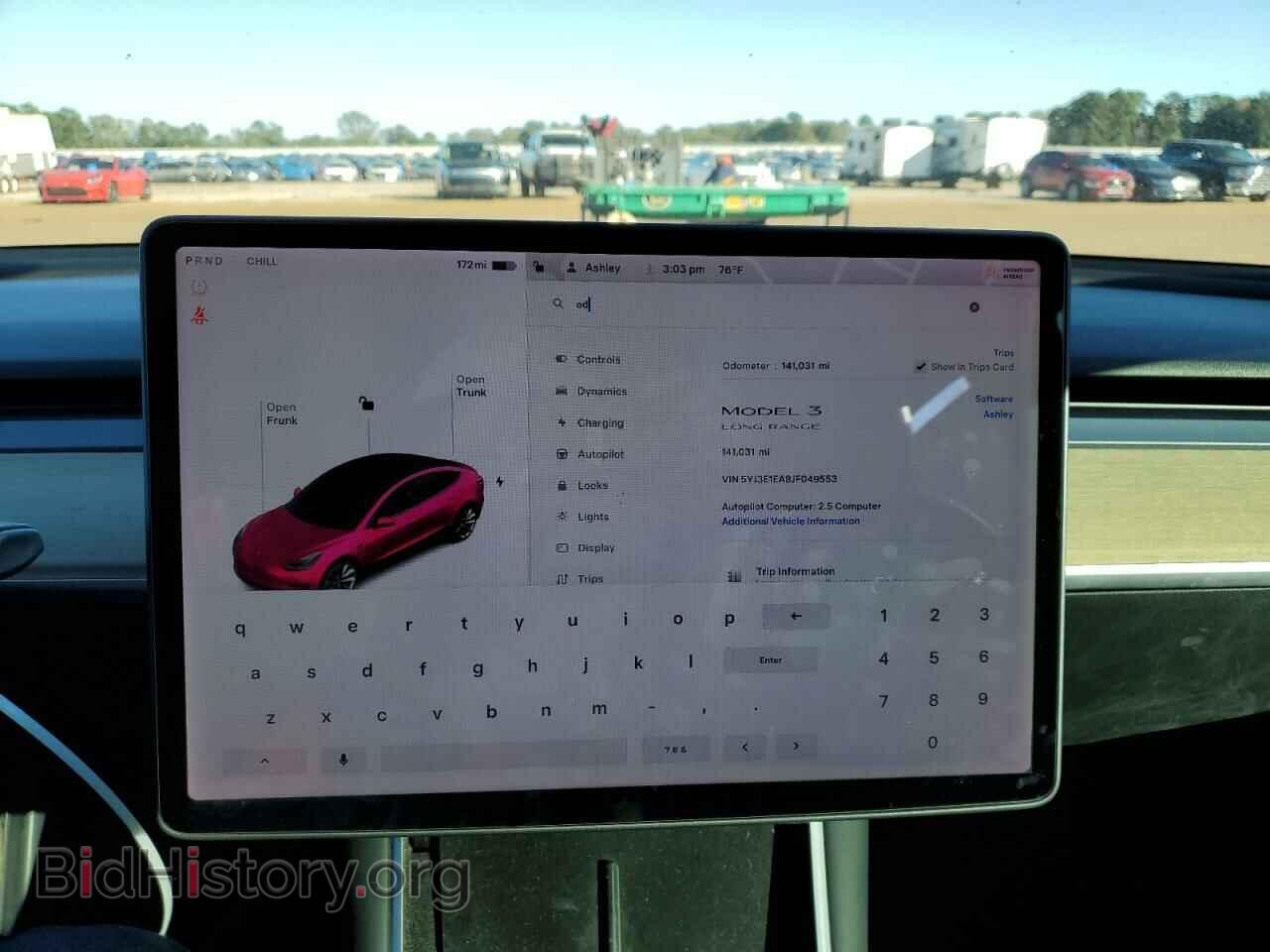 2018 TESLA MODEL 3 - VIN: 5YJ3E1EA8JF049553 - Фото 9