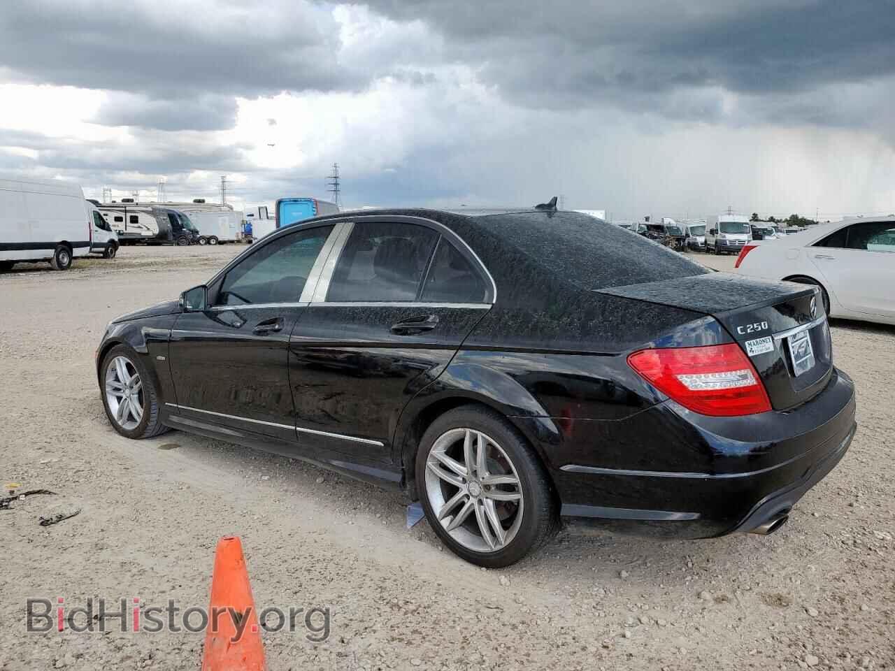 2012 MERCEDES-BENZ C-CLASS - VIN: WDDGF4HB5CR222940 - Фото 2