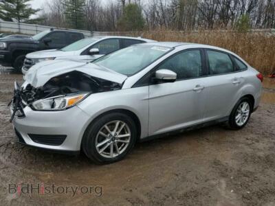 2017 Ford FOCUS SE, silver — VIN 1FADP3F28HL280354, Copart