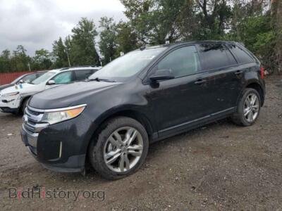 2012 Ford EDGE SEL, black — VIN 2FMDK3JC1CBA76752, Copart