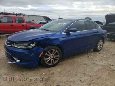 2016 Chrysler 200 Limited, синий — VIN 1C3CCCAB6GN113149, Copart