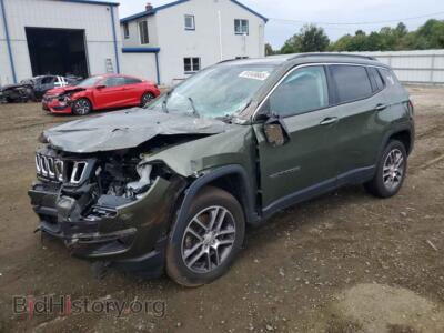 2020 Jeep COMPASS Latitude, зеленый — VIN 3C4NJDBBXLT222450, Copart