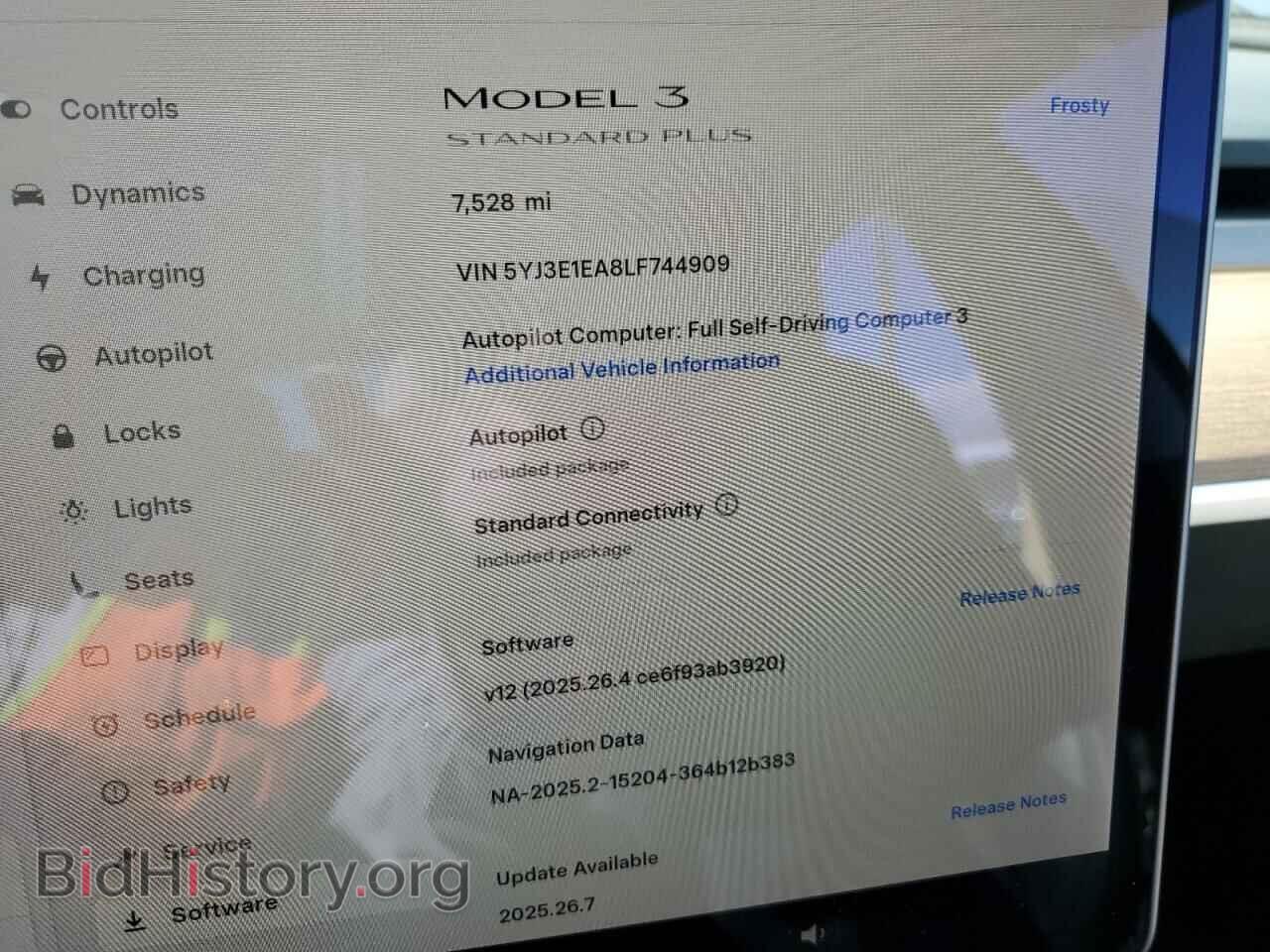 2020 TESLA MODEL 3 - VIN: 5YJ3E1EA8LF744909 - Фото 9