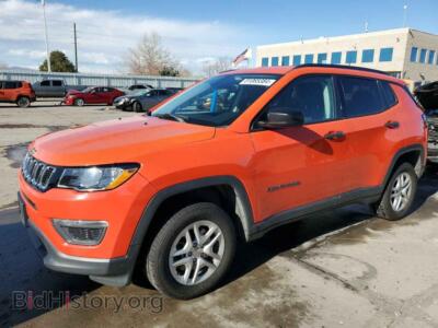 2017 Jeep COMPASS Sport, оранжевый — VIN 3C4NJDAB2HT642163, Copart