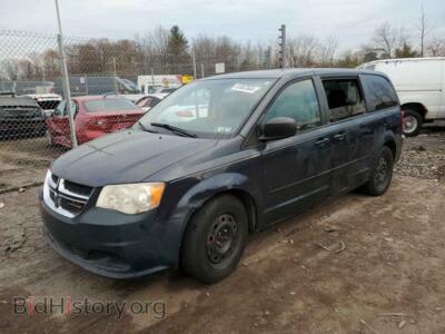 2014 Dodge CARAVAN SE, серый — VIN 2C4RDGBG2ER103867, Copart