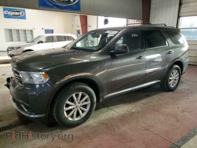 2015 Dodge DURANGO SXT, gray — VIN 1C4RDJAG2FC114604, Copart