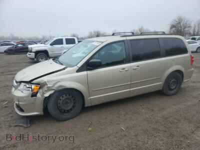 2014 Dodge CARAVAN SE, бежевый — VIN 2C4RDGBG7ER174837, Copart