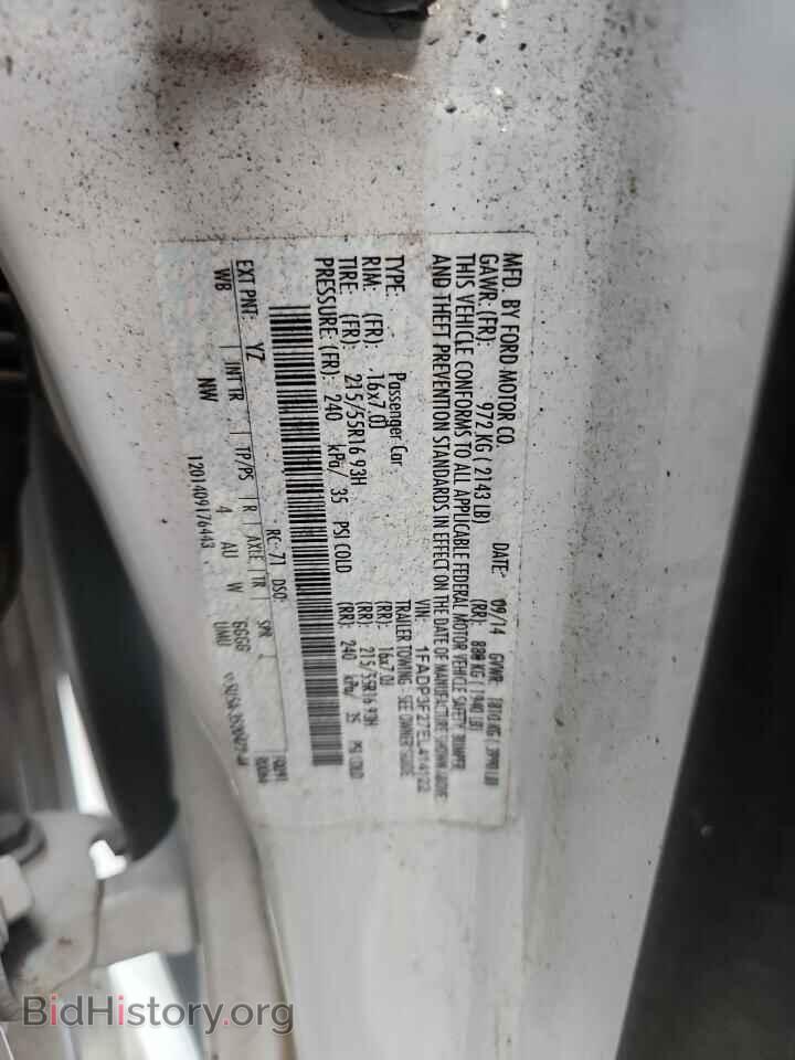 2014 FORD FOCUS - VIN: 1FADP3F27EL414122 - Фото 12