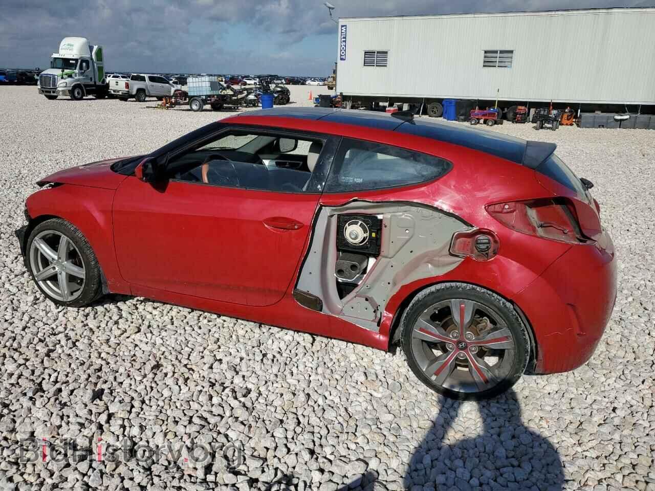 2012 HYUNDAI VELOSTER - VIN: KMHTC6AD2CU081035 - Фото 2