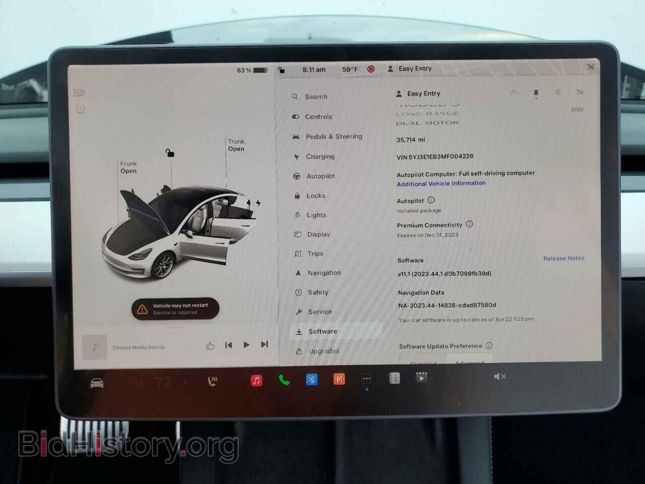 2021 TESLA MODEL 3 - VIN: 5YJ3E1EB3MF004226 - Photo 9