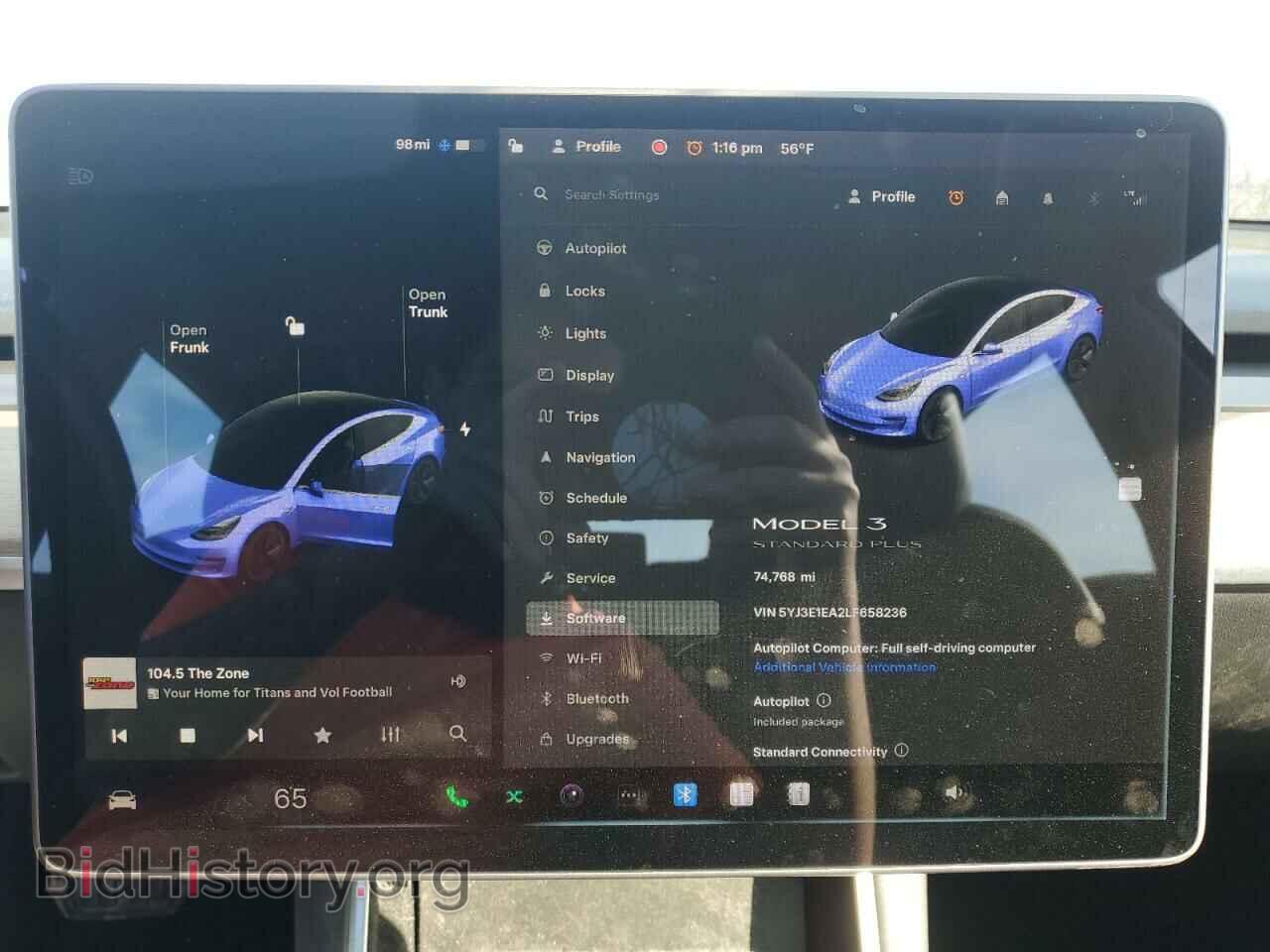 2020 TESLA MODEL 3 - VIN: 5YJ3E1EA2LF658236 - Фото 9